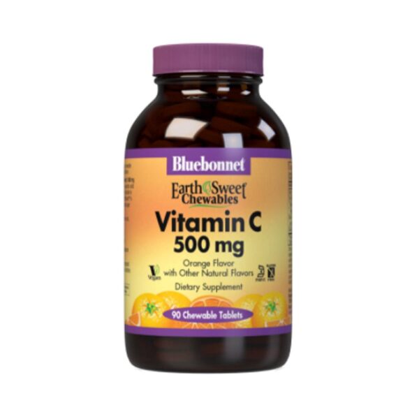 Bluebonnet Chewables Vitamin C 500mg 90Caps