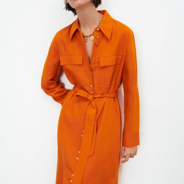 Long satin blazer