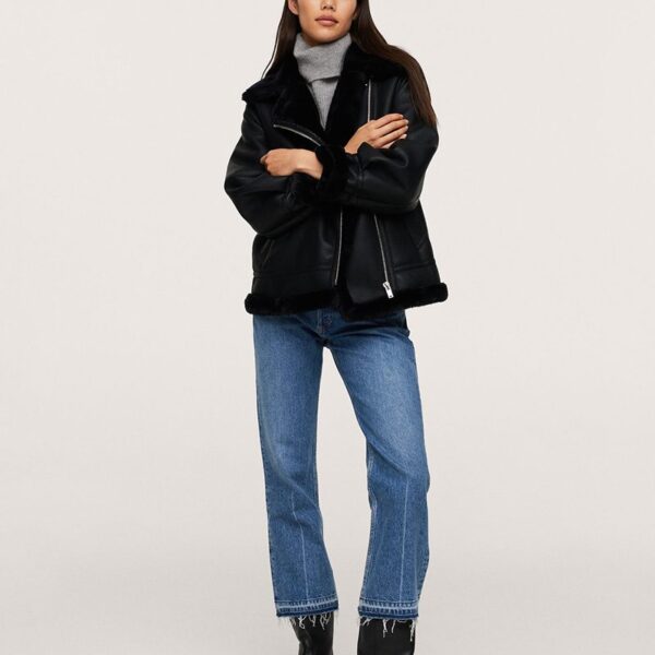 Lapelless fitted blazer