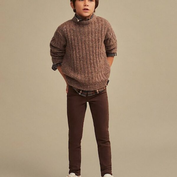 Contrast corduroy overshirt