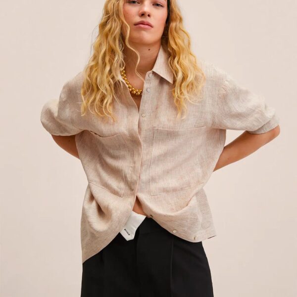 Linen oversize shirt