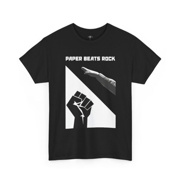 paper beats rock shirt